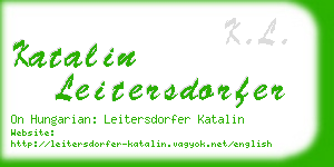 katalin leitersdorfer business card